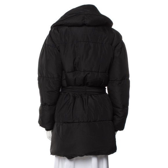 Badgley Mischka Yoko Shawl Collar Puffer Jacket - Picture 4 of 8